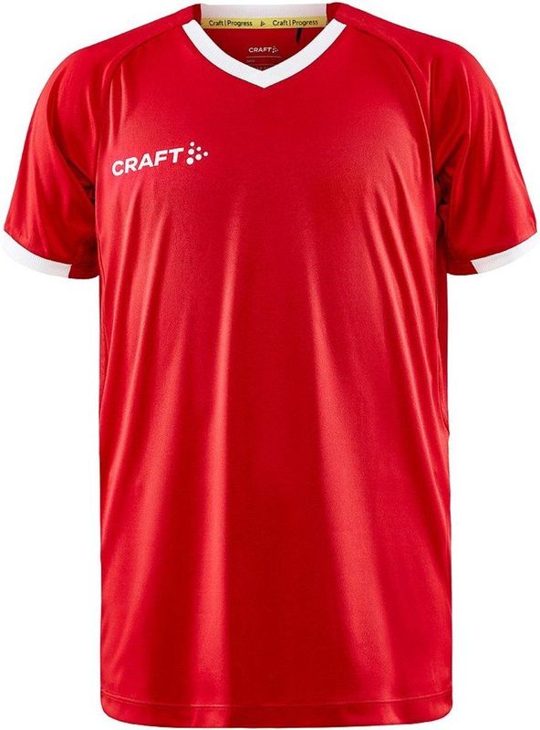 Craft Progress 2 0 Solid Jersey JR 1910174 - Bright Red - 122 128