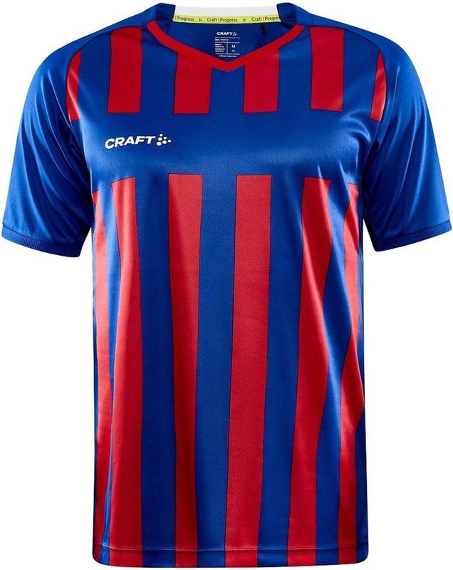 Craft Progress 2 0 Stripe Jersey M 1910175 - Club Cobolt Bright Red