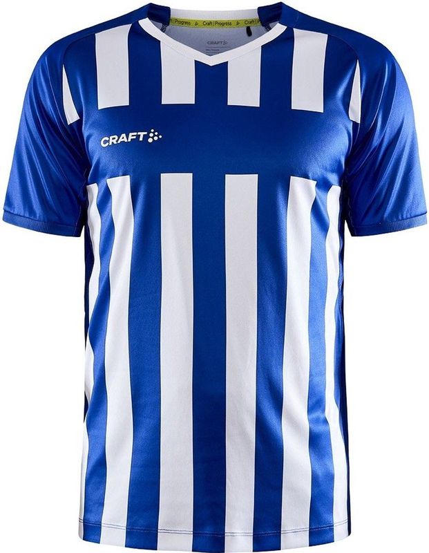 Craft - Progress 2.0 Stripe Shirt - Korte Mouw - Royal / Wit