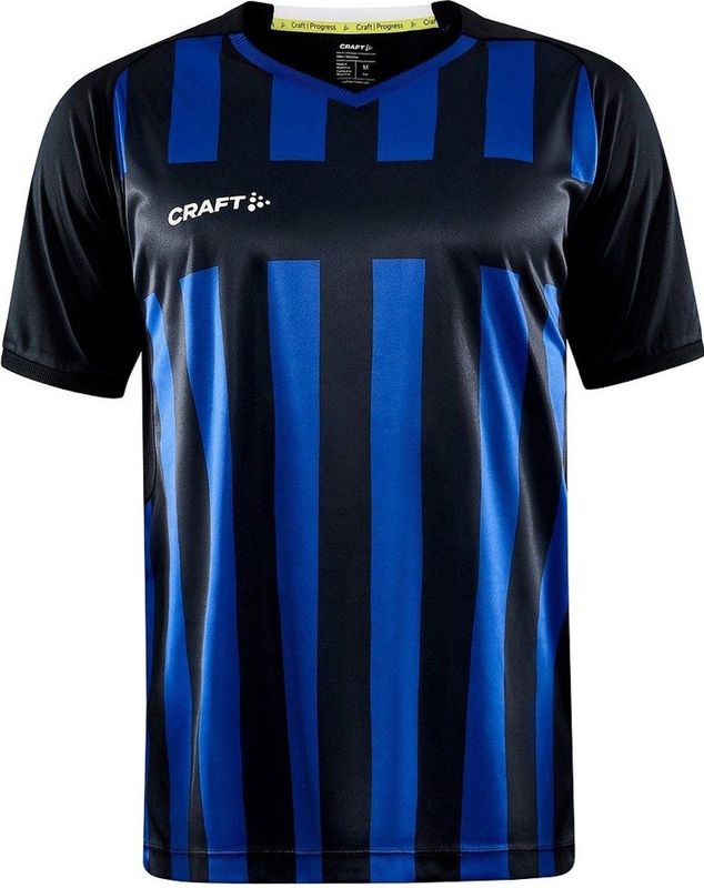 Craft Progress 2 0 Stripe Jersey M 1910175 - Black Club Cobolt