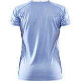 Craft Progress 2 0 Stripe Shirt Korte Mouw Dames - Hemelsblauw Wit