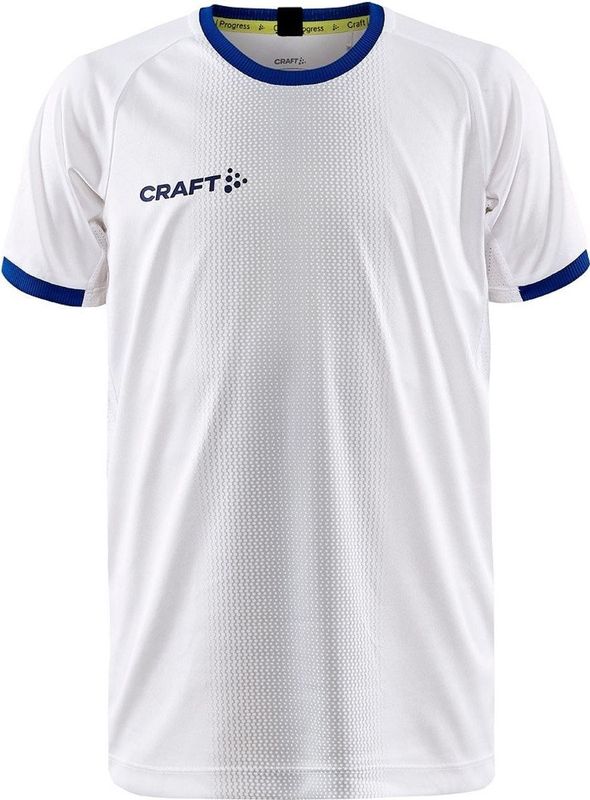 Craft Progress 2 0 Graphic Jersey JR 1910180 - White Club Cobolt - 122 128