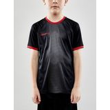 Craft Progress 2 0 Graphic Jersey JR 1910180 - Black Bright Red - 122 128
