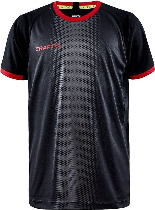 Craft Progress 2 0 Graphic Jersey JR 1910180 - Black Bright Red - 122 128