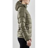 Craft Core Explore Donsjas Met Kap Dames - Khaki | Maat: XS