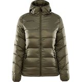 Craft Core Explore Donsjas Met Kap Dames - Khaki | Maat: XS