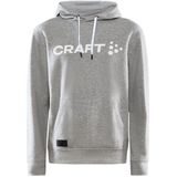 Trui Craft Men Core Craft Hood Grey Melange