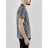 Craft - Core Blend - Poloshirt - Donkergrijs Melange - Katoen/Polyester/Elastaan