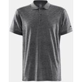Craft - Core Blend - Poloshirt - Donkergrijs Melange - Katoen/Polyester/Elastaan