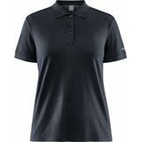 Craft - Core Blend - Polo Shirt - Asphalt - 76% Katoen, 19% Polyester, 5% Elastaan