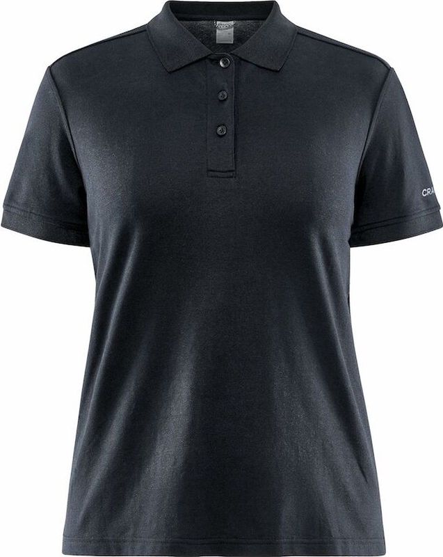 Craft - Core Blend - Polo Shirt - Asphalt - 76% Katoen, 19% Polyester, 5% Elastaan
