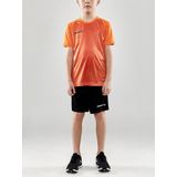 Craft Progress 2 0 Graphic Jersey JR 1910180 - Carrot Black - 122 128
