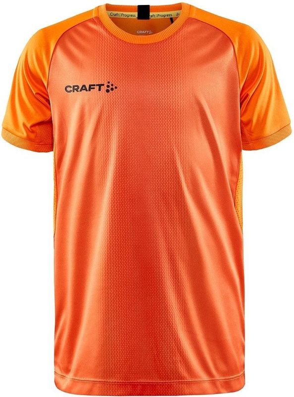 Craft Progress 2 0 Graphic Jersey JR 1910180 - Carrot Black - 122 128