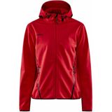 Craft ADV Explore Lychee Softshelljas voor dames, winddicht, waterafstotend, voor dagelijks gebruik, 2 zijzakken, 1 binnenzak, overgangsjas voor dames