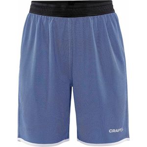 Craft - Progress Reversible Basket Shorts - Zwart/Rood - 100% Gerecycled Polyester