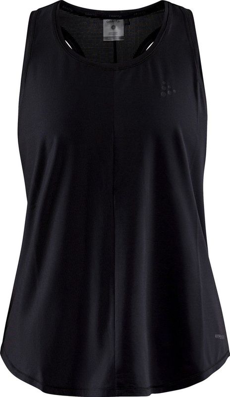 Singlet Craft Women Core Charge Rib Singlet Black