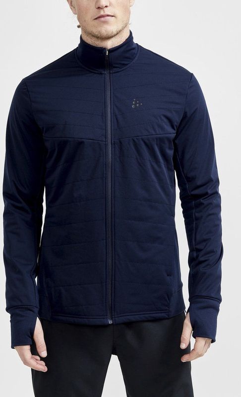 Craft - ADV Essence Warm Jacket - Herenjas - Zwart - Gewatteerd - Windbeschermend