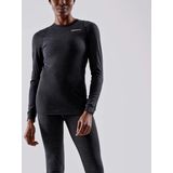 Ondershirt Craft Men Core Wool Merino LS Tee Black Melange-XS