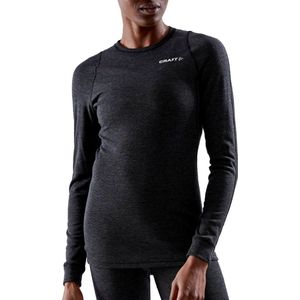 Heren Thermoshirt - Zwart - Merinowol - Lange Mouwen