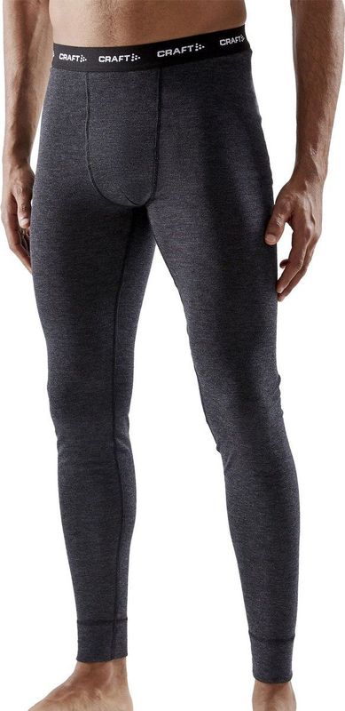 Craft Heren Merino wollen thermo broek - Core Wool - S - Zwart