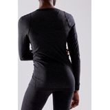 Craft - Core Wool Merino LS Tee - Thermoshirt - Zwart - Wollen