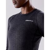 Craft - Core Wool Merino LS Tee - Thermoshirt - Zwart - Wollen