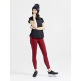 Craft Core Charge Rib Tee Dames - sportshirts - zwart