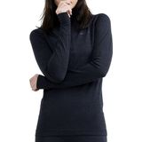 Craft Thermoshirt dames lange mouw met rits - Core dry - Zwart