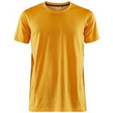Craft Adv Essence SS Tee Heren - sportshirts - geel - Mannen
