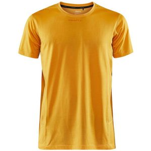 Craft Adv Essence SS Tee Heren - sportshirts - geel - Mannen