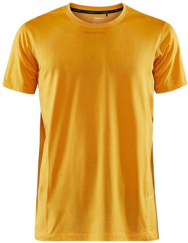 Craft Adv Essence SS Tee Heren - sportshirts - geel - Mannen