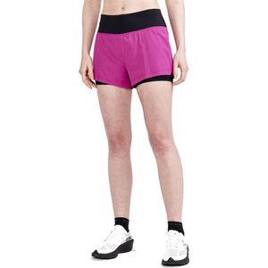 Craft Adv Essence 2-in-1 Short Dames - Sportbroeken - roze - Vrouwen