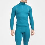 Active - Extreme X Zip Ls - Sportshirt - Zwart - Seaqual Polyester