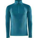 Active - Extreme X Zip Ls - Sportshirt - Zwart - Seaqual Polyester