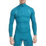 Active - Extreme X Zip Ls - Sportshirt - Zwart - Seaqual Polyester