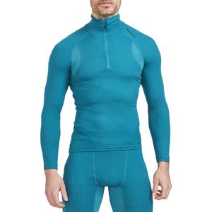 Active - Extreme X Zip Ls - Sportshirt - Zwart - Seaqual Polyester