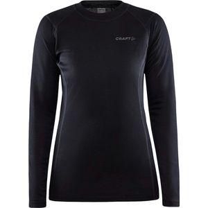 Craft - maat M - Warm Thermoshirt dames - Lange mouw - Core Warm - Zwart