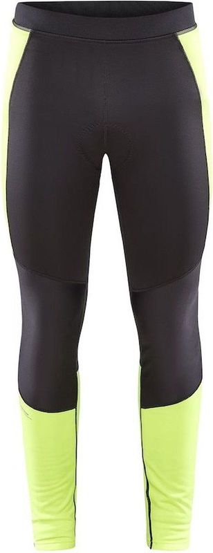 Craft Fietsbroek Lang zonder Bretels Heren Zwart Fluo - CORE SUBZ LUMEN WIND TIGHTS FLUMINO SLATE