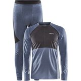 Craft - Core Wool Mix - Thermische Set - Zwart - Wol