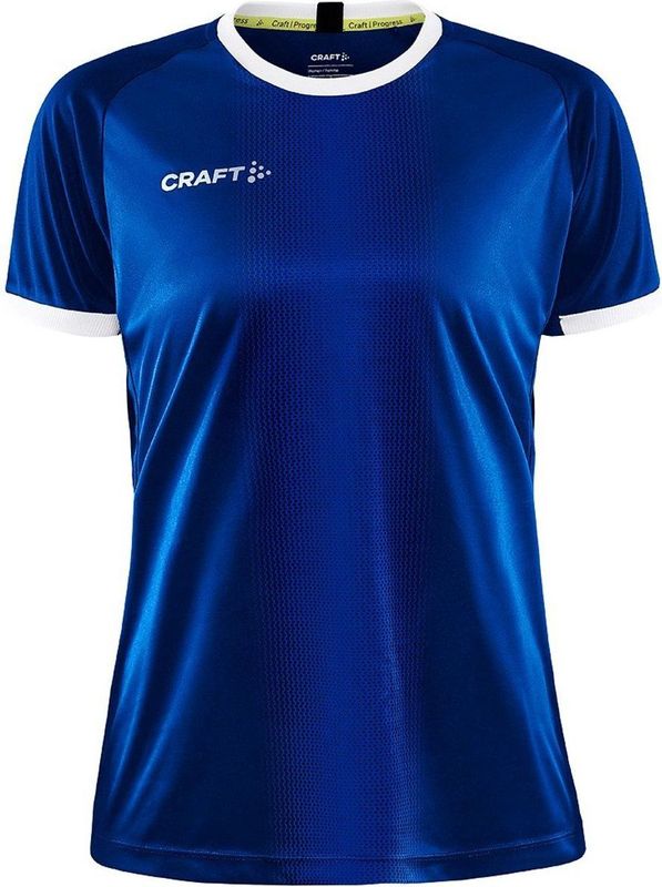 Progress - 2.0 Graphic Jersey - Sportshirt - Blauw-Wit - Lichtgewicht Materiaal