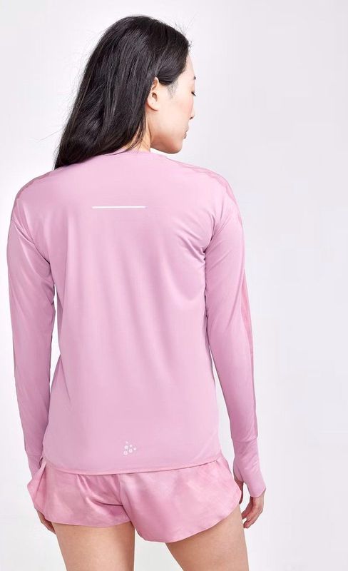 Craft Pro Hypervent LS Wind Shirt Roze Dames Hardlopen