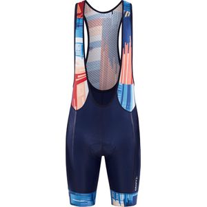 Craft ADV Endurance Bibshort fietsbroek kort blauw met rood heren