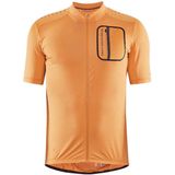 Craft - ADV Gravel - Korte Mouw Trui - Oranje - Gerecycled Polyester