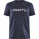 Craft - Community T-Shirt - Korte Mouwen - Zwart - Polyester/Viscose/Katoen