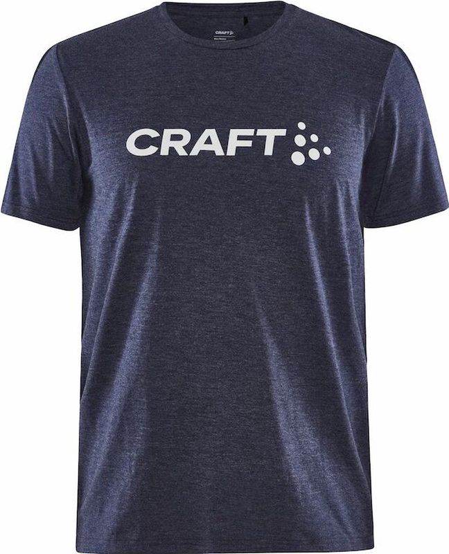 Craft - Community T-Shirt - Korte Mouwen - Zwart - Polyester/Viscose/Katoen