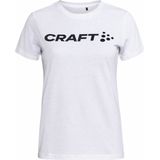 Craft - Community Logo Tee - T-Shirt - Wit Melange - Dames - XXL