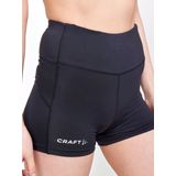 Craft - ADV Essence Hot Pants - Sportbroek - Zwart - Rekbaar - Hoge Tailleband