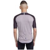 craft pro aero short mouw jersey grijs zwart