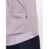 craft pro aero short mouw jersey grijs zwart