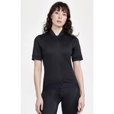 Craft - Core Essence Jersey RF - Fietsshirt - Zwart - Korte Mouwen - Dames